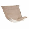 Howard Elliott Puff Chair Cover Velvet Bella sand - Cover Only Cushion And Frame Not Included C300-224